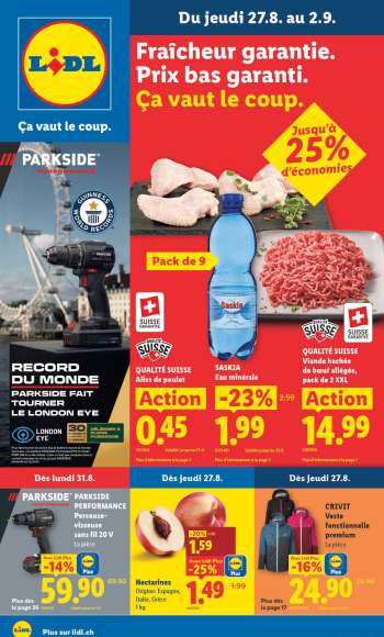 Catalogue Lidl - 27.8.2026 - 2.9.2026.