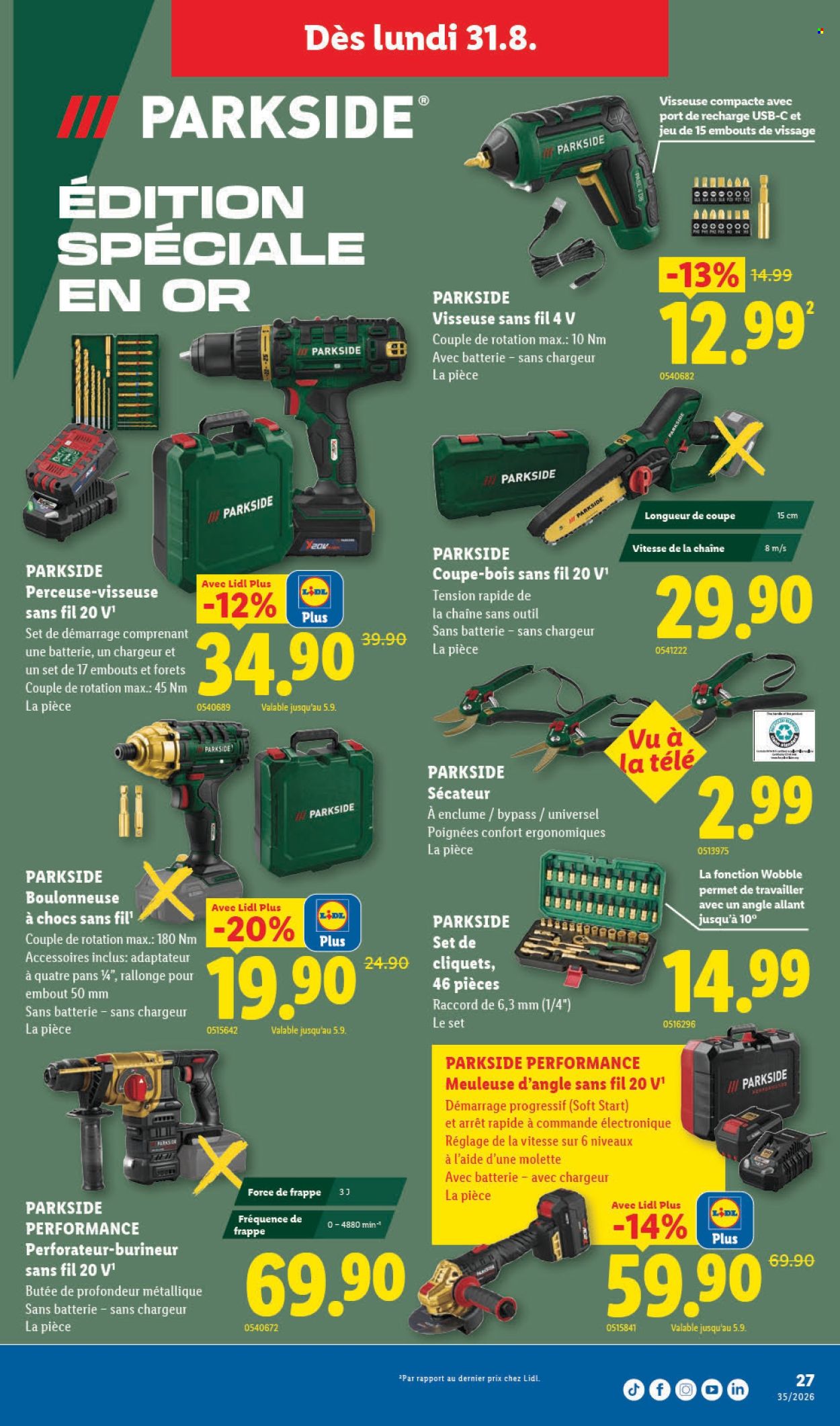 Volantino Lidl - 27.8.2026 - 2.9.2026. Pagina 31