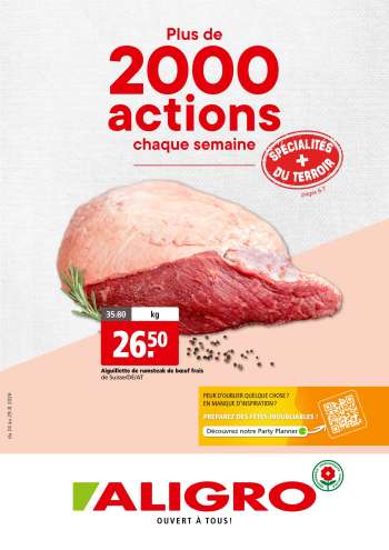 Volantino ALIGRO - 24.8.2026 - 29.8.2026.