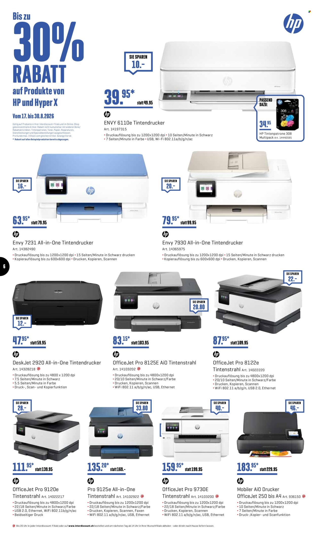 Catalogue Interdiscount - 24.8.2026 - 30.8.2026. Page 6