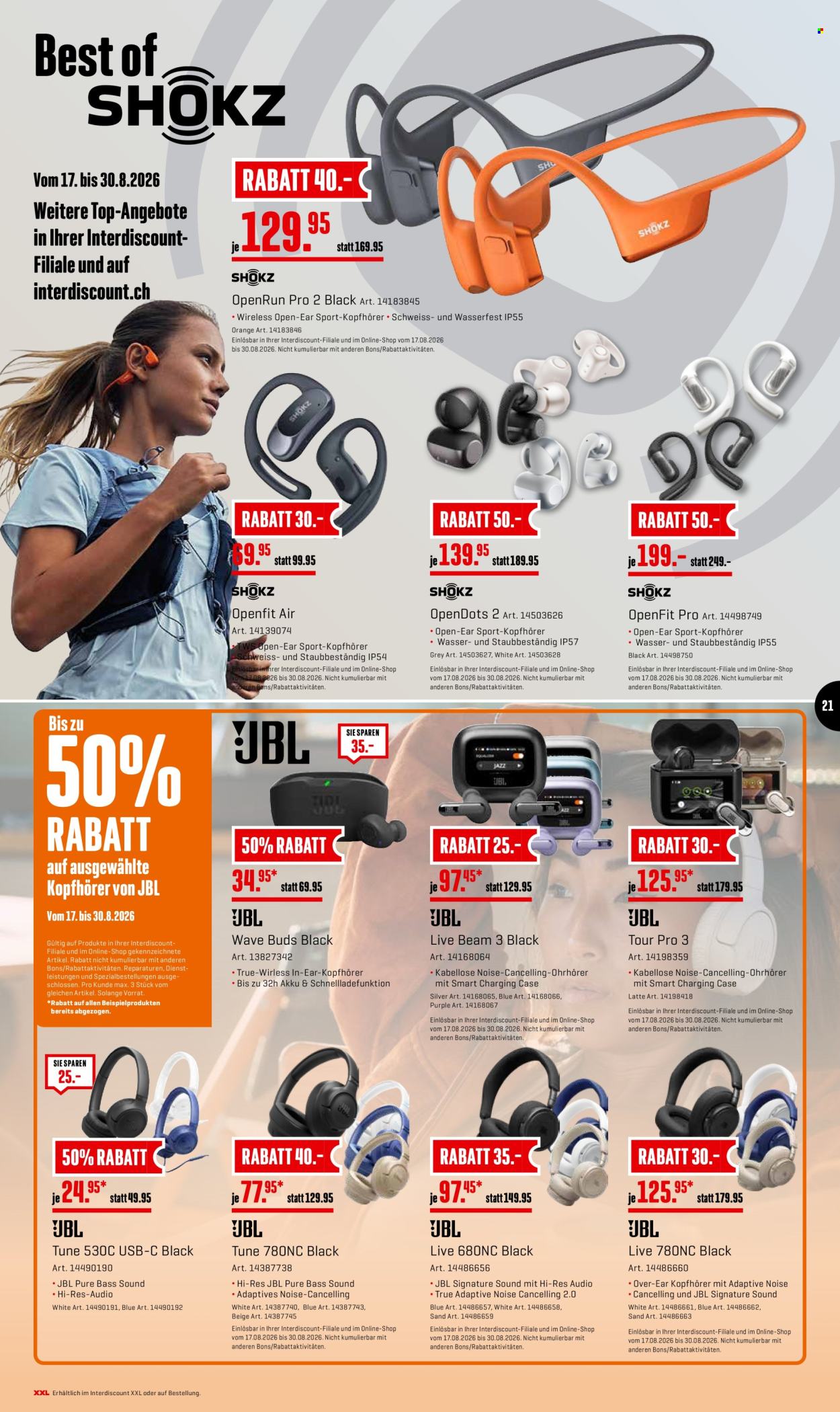 Catalogue Interdiscount - 24.8.2026 - 30.8.2026. Page 21