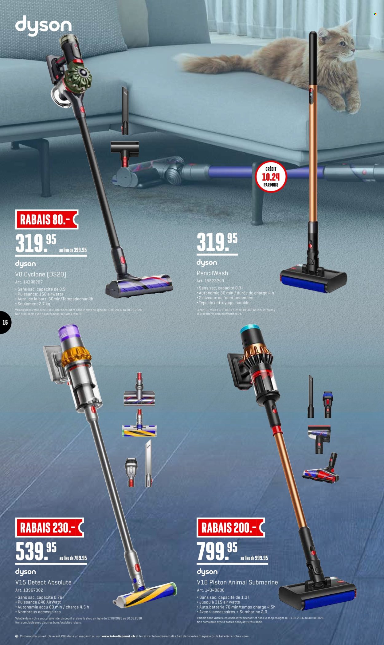 Catalogue Interdiscount - 24.8.2026 - 30.8.2026. Page 16