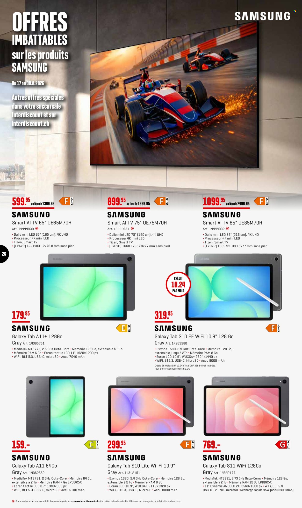 Catalogue Interdiscount - 24.8.2026 - 30.8.2026. Page 26