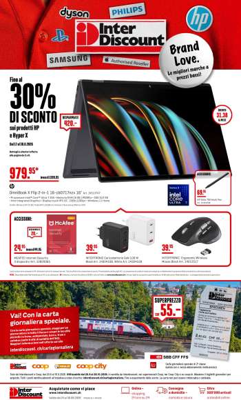 Volantino Interdiscount - 24.8.2026 - 30.8.2026.