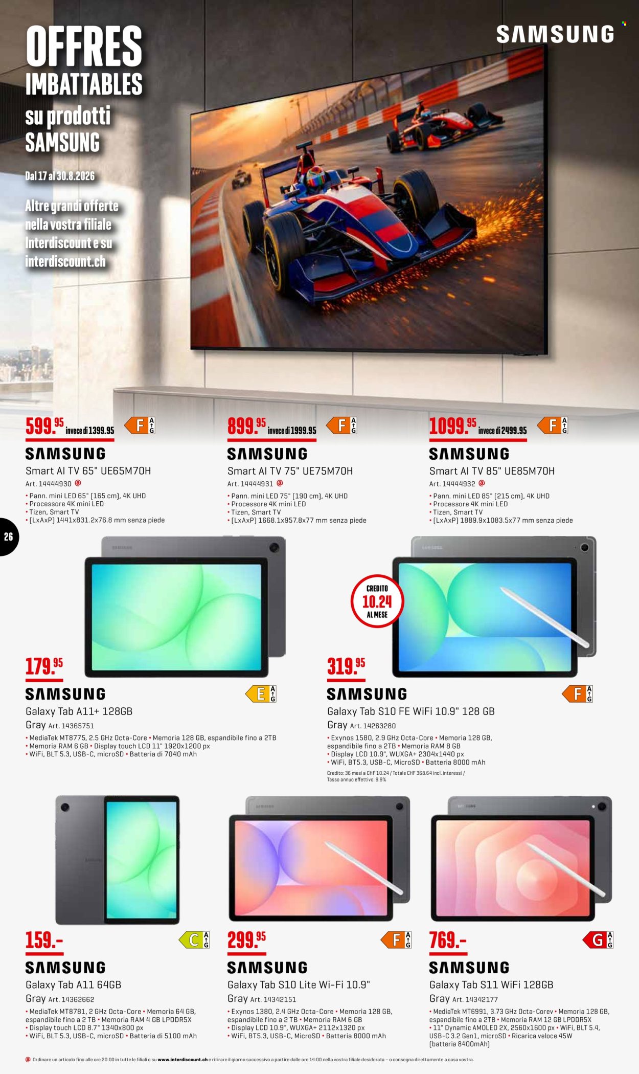 Catalogue Interdiscount - 24.8.2026 - 30.8.2026. Page 26