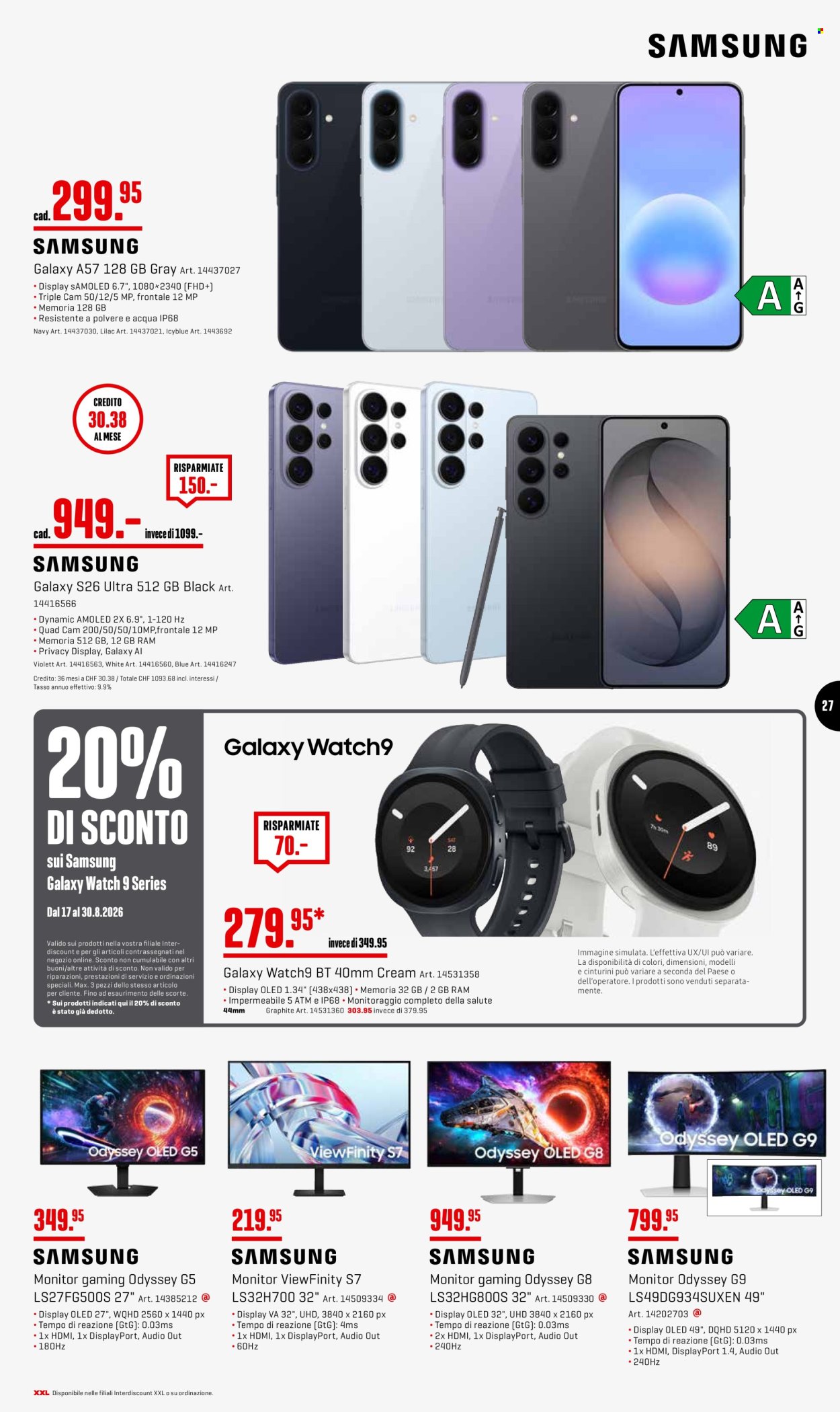 Catalogue Interdiscount - 24.8.2026 - 30.8.2026. Page 27