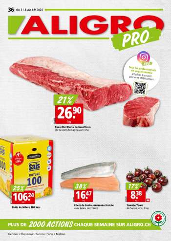 Volantino ALIGRO - 31.8.2026 - 5.9.2026.