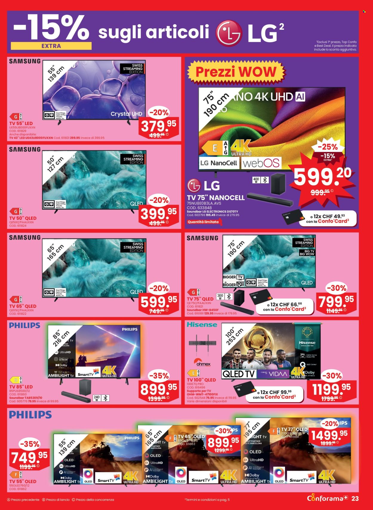 Prospekt Conforama - 26.8.2026 - 8.9.2026. Seite 23