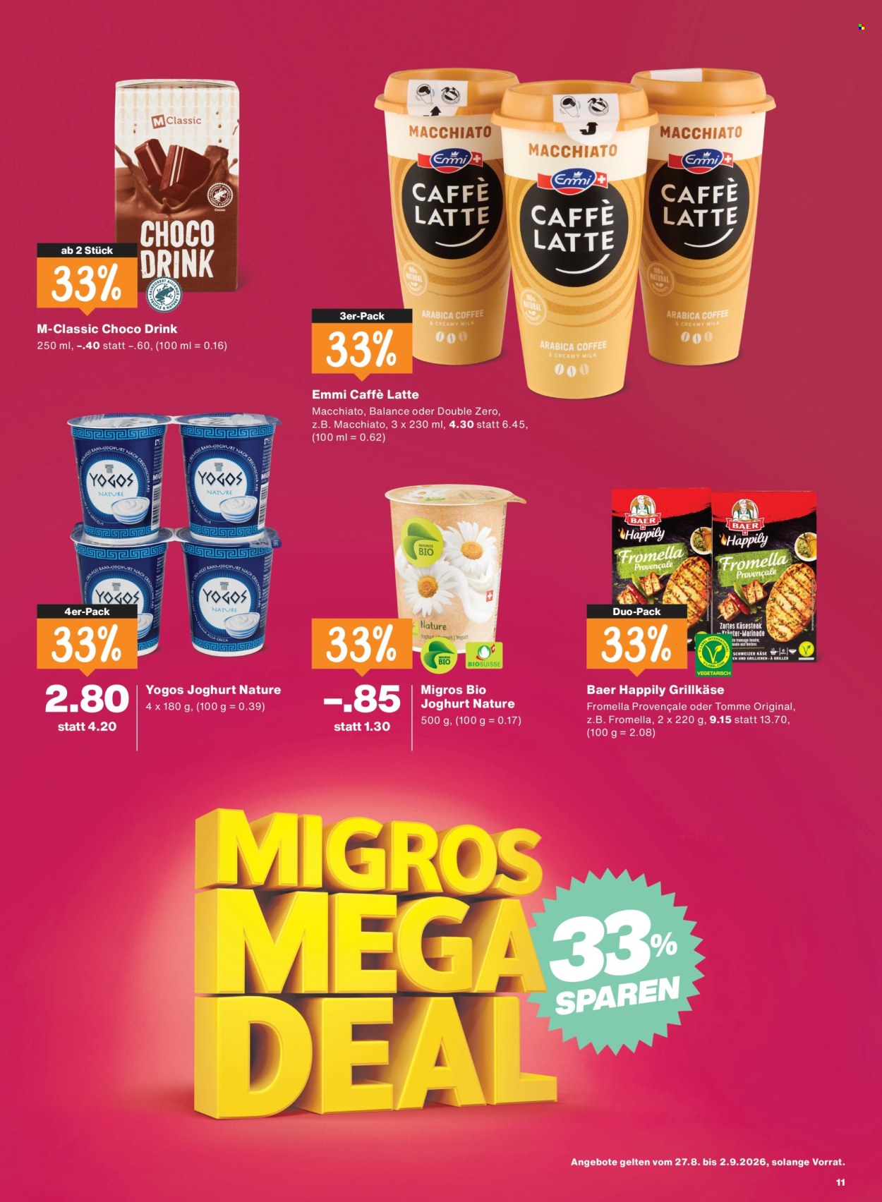 Volantino Migros - 27.8.2026 - 2.9.2026. Pagina 11