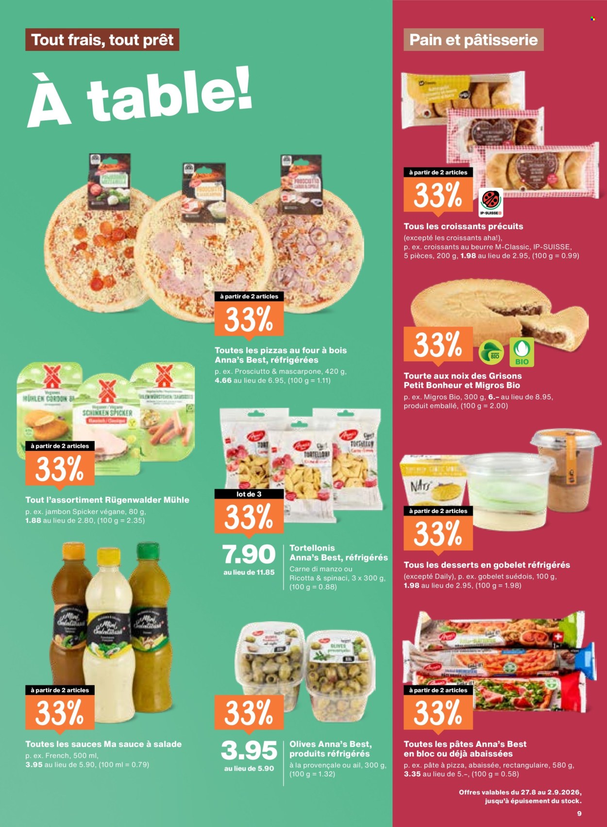Volantino Migros - 27.8.2026 - 2.9.2026. Pagina 9