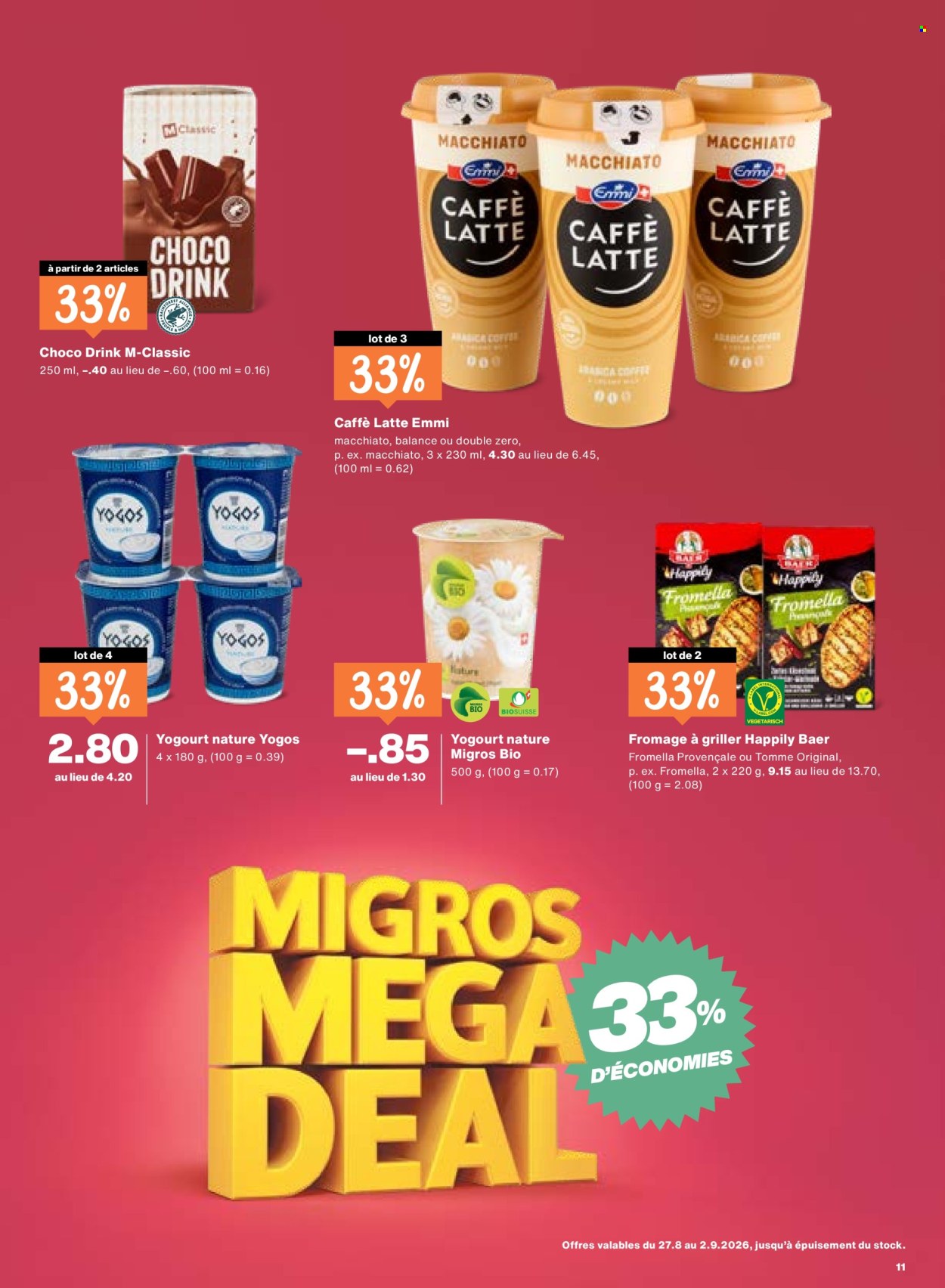 Volantino Migros - 27.8.2026 - 2.9.2026. Pagina 11