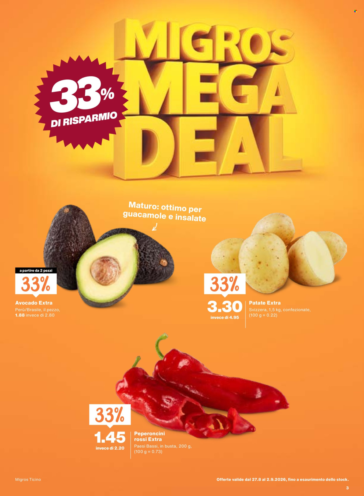Volantino Migros - 27.8.2026 - 2.9.2026. Pagina 3