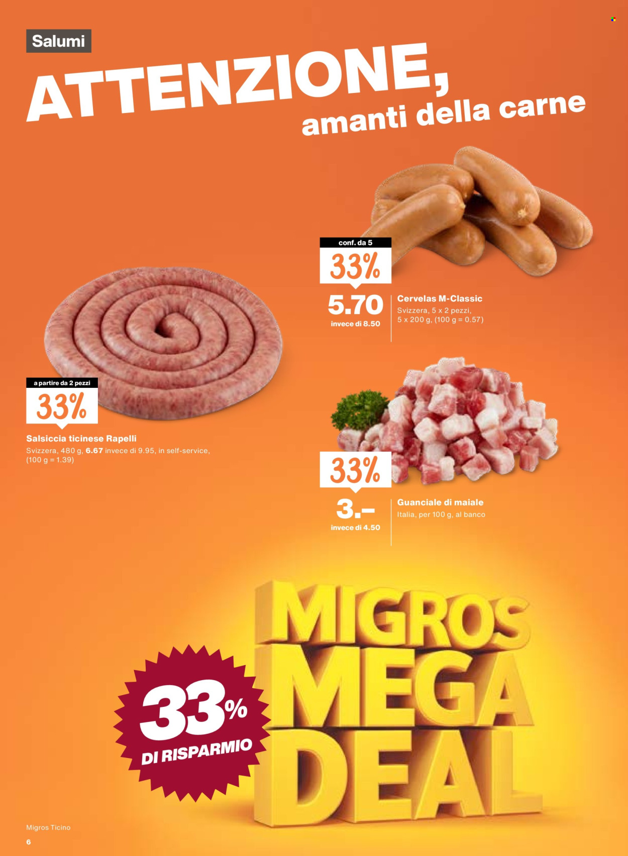 Volantino Migros - 27.8.2026 - 2.9.2026. Pagina 6