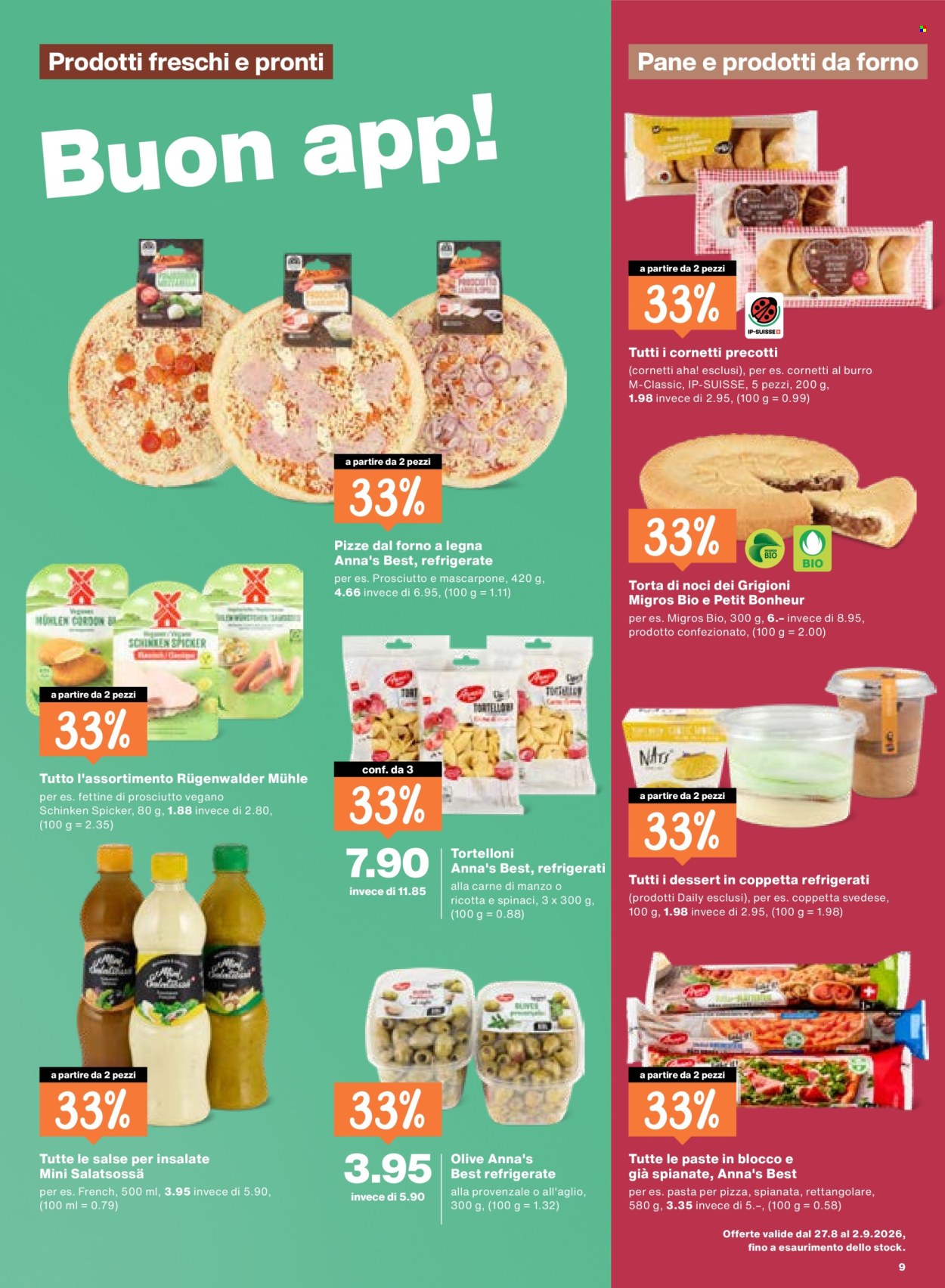 Volantino Migros - 27.8.2026 - 2.9.2026. Pagina 9