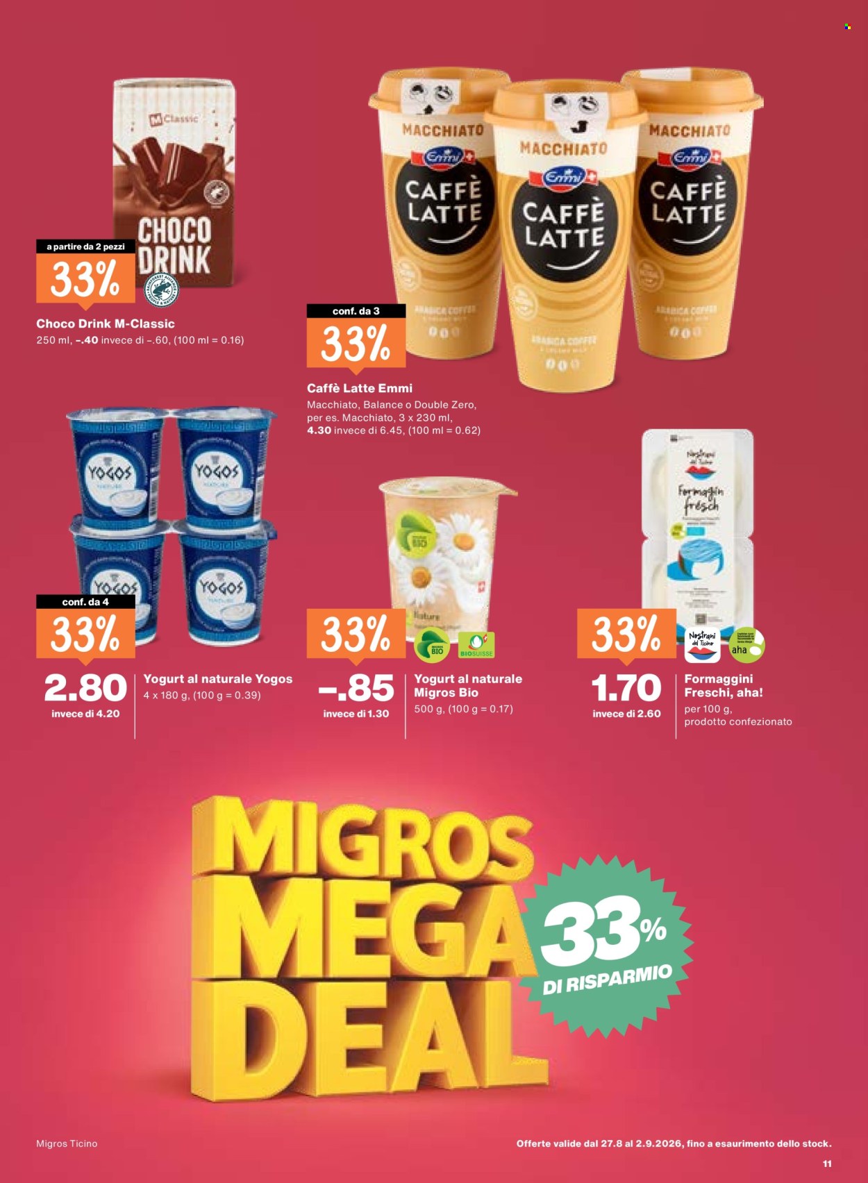 Volantino Migros - 27.8.2026 - 2.9.2026. Pagina 11