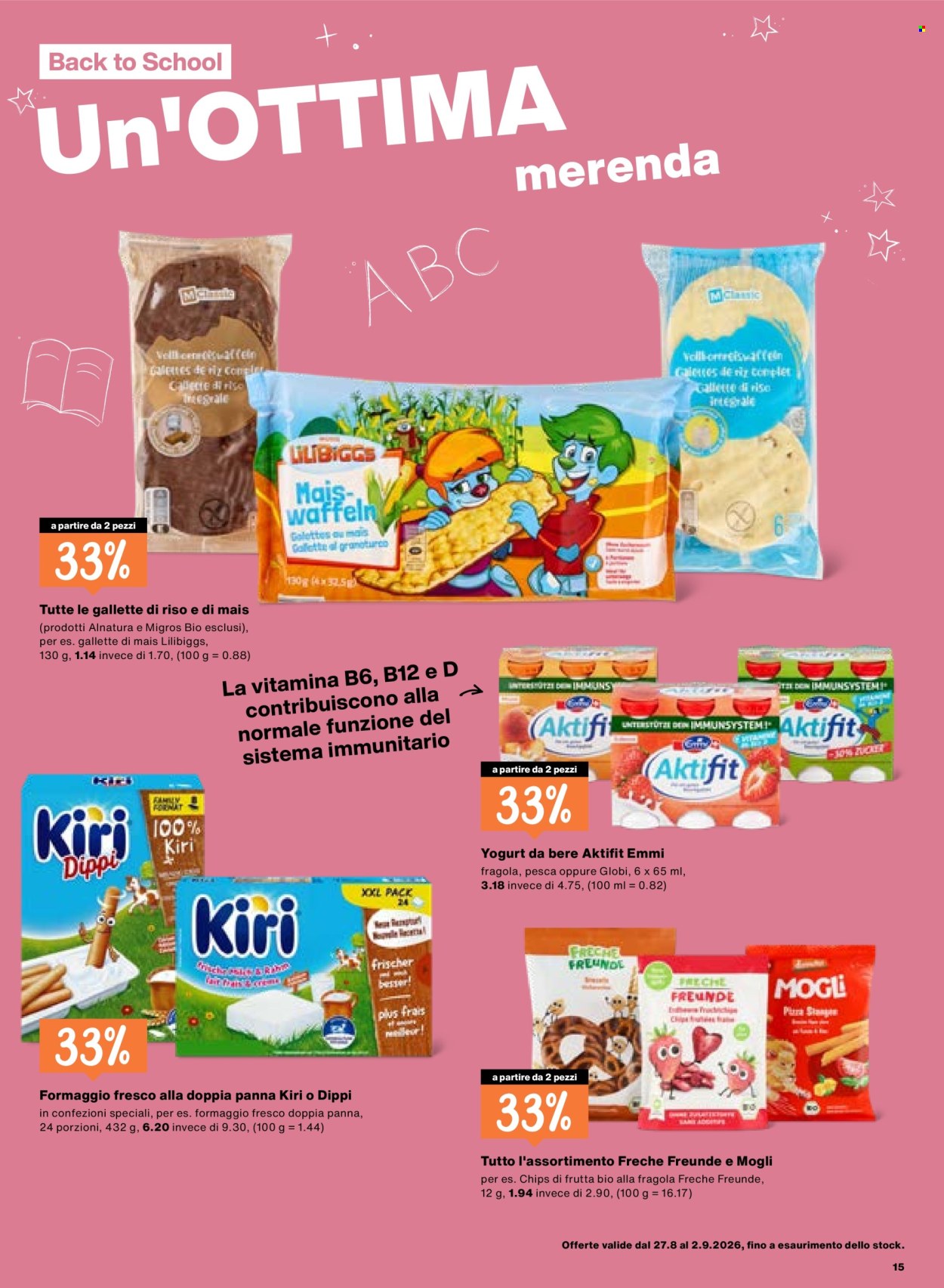Volantino Migros - 27.8.2026 - 2.9.2026. Pagina 15
