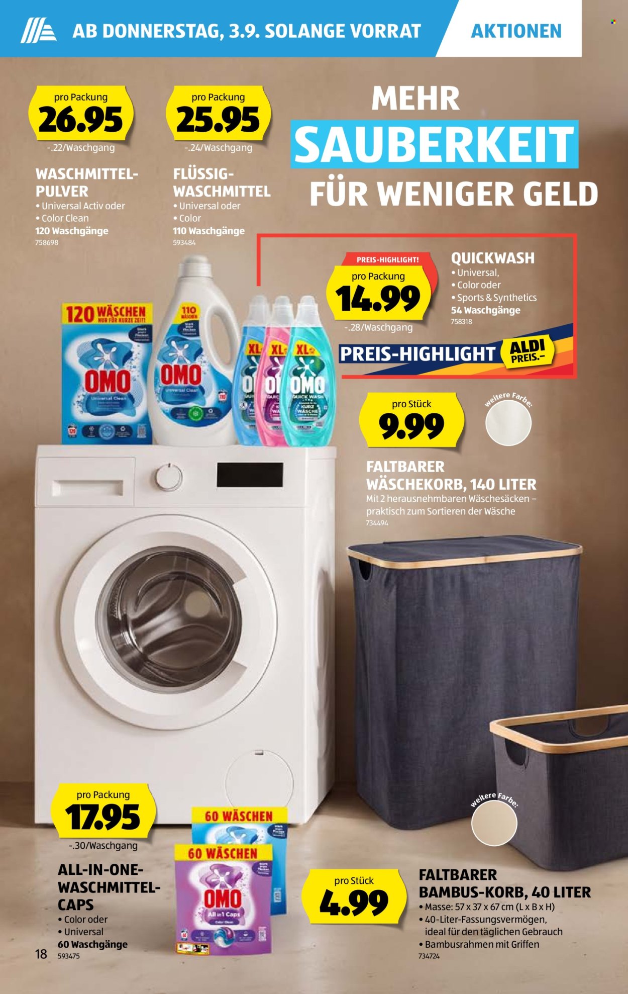 Volantino Aldi - 3.9.2026 - 9.9.2026. Pagina 18