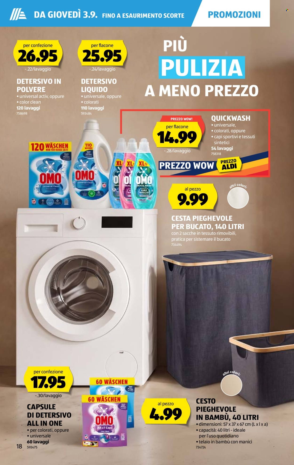 Volantino Aldi - 3.9.2026 - 9.9.2026. Pagina 18