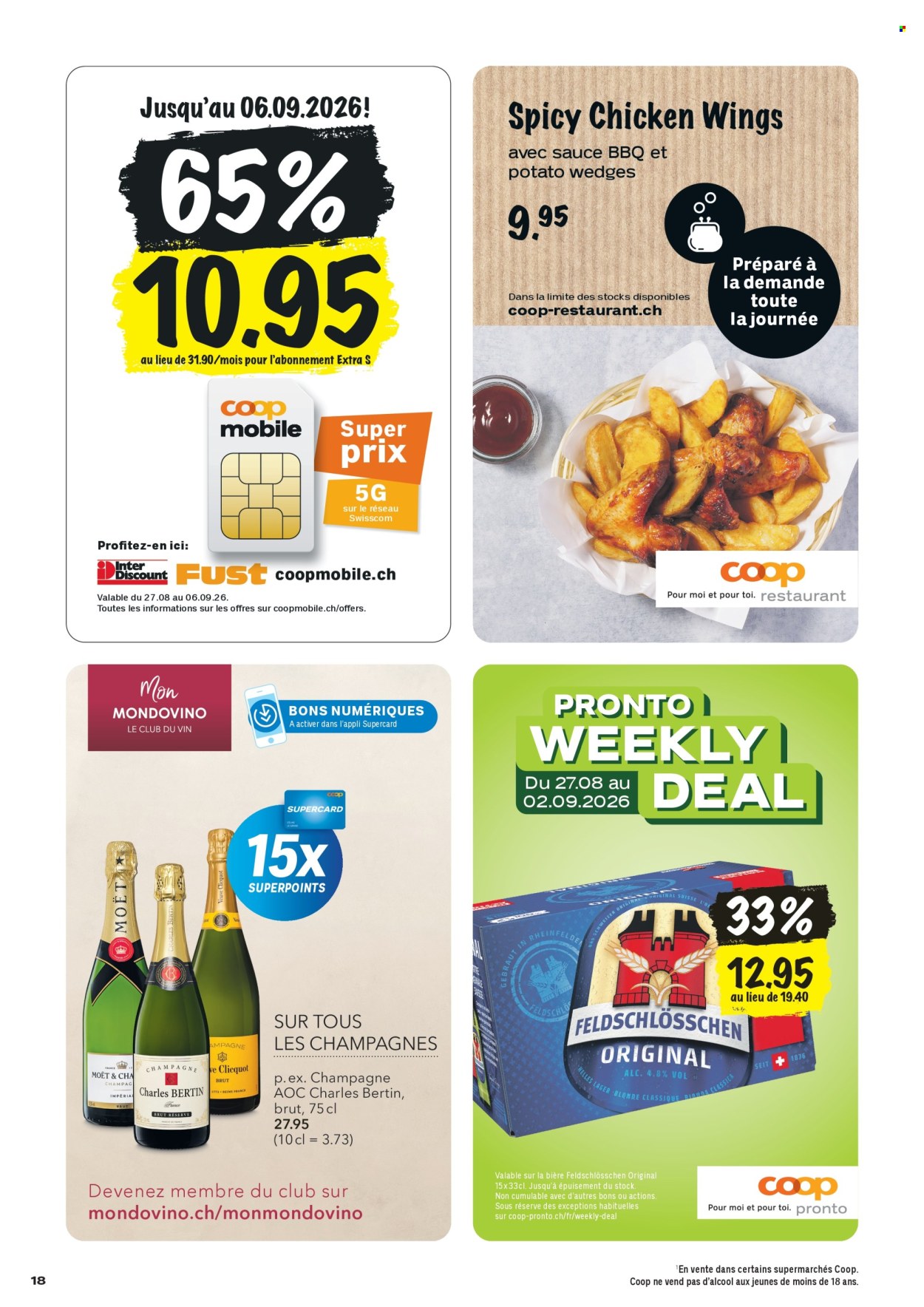 Prospekt Coop - 27.8.2026 - 2.9.2026. Seite 18