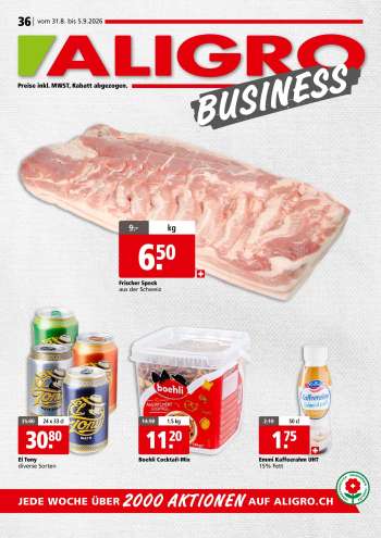 Volantino ALIGRO - 31.8.2026 - 5.9.2026.