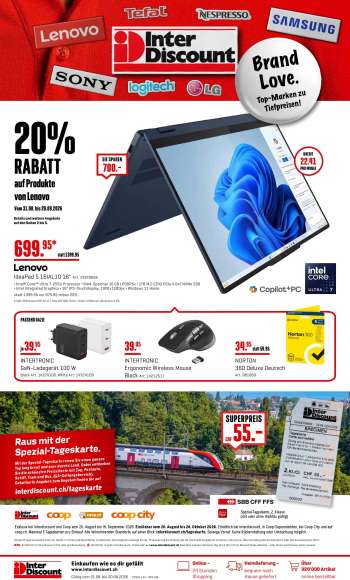 Volantino Interdiscount - 31.8.2026 - 20.9.2026.