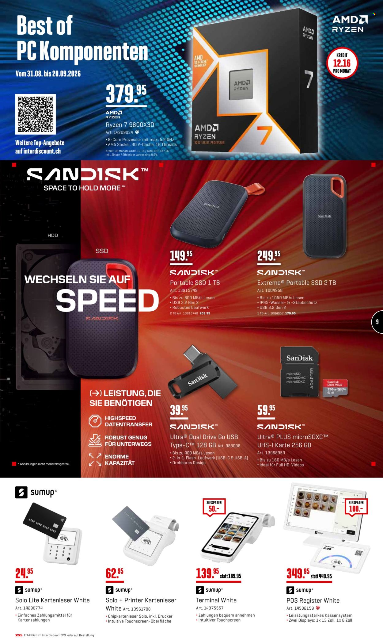 Catalogue Interdiscount - 31.8.2026 - 20.9.2026. Page 9
