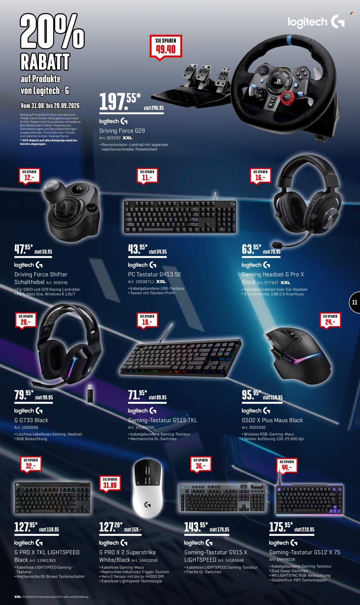Catalogue Interdiscount - 31.8.2026 - 20.9.2026. Page 11