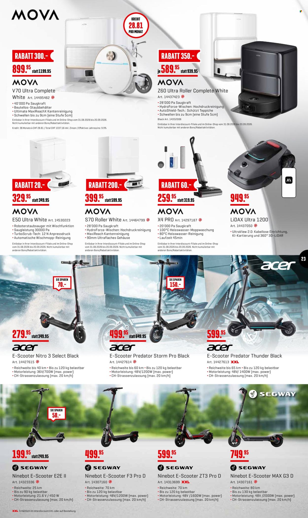 Catalogue Interdiscount - 31.8.2026 - 20.9.2026. Page 23