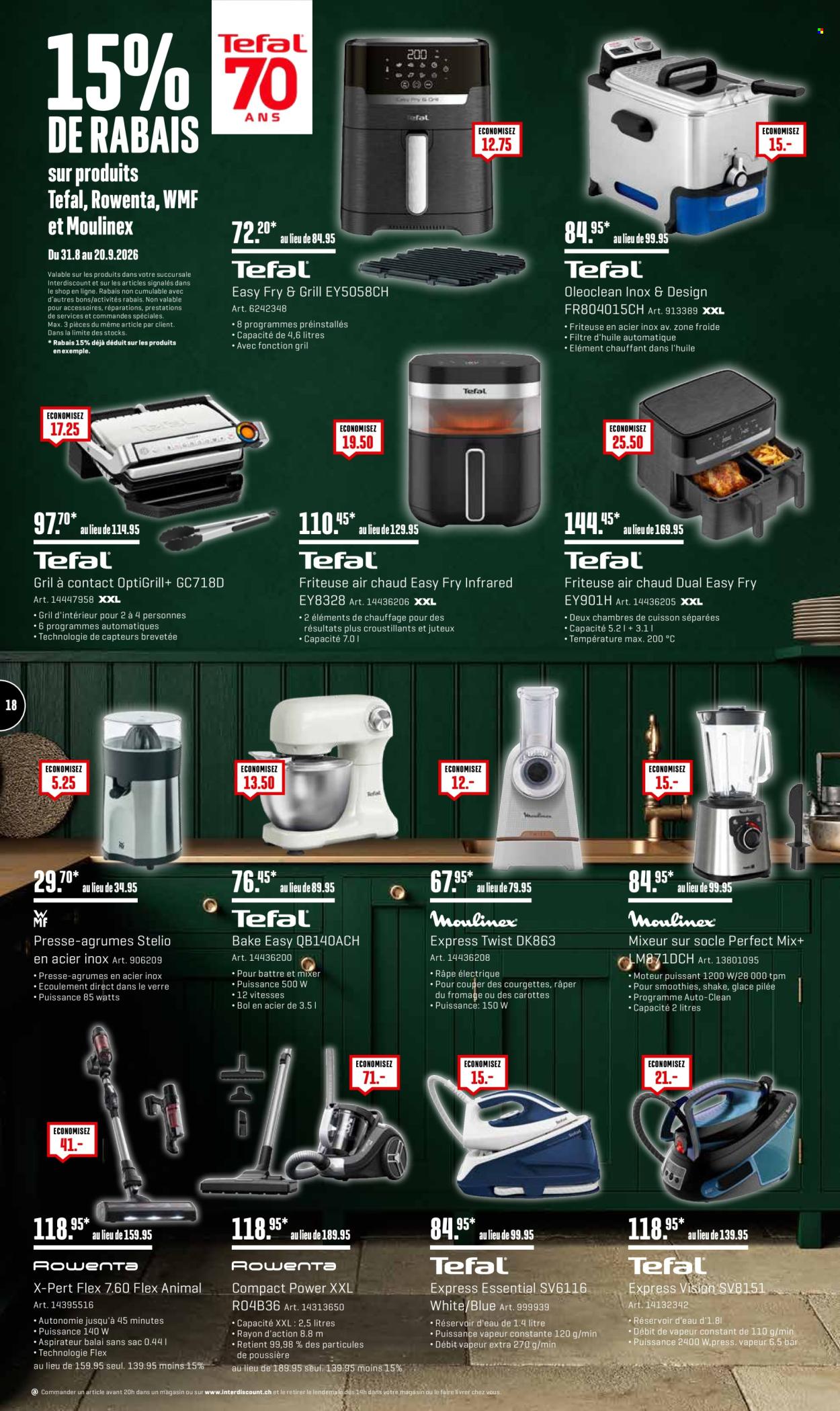 Volantino Interdiscount - 31.8.2026 - 20.9.2026. Pagina 18