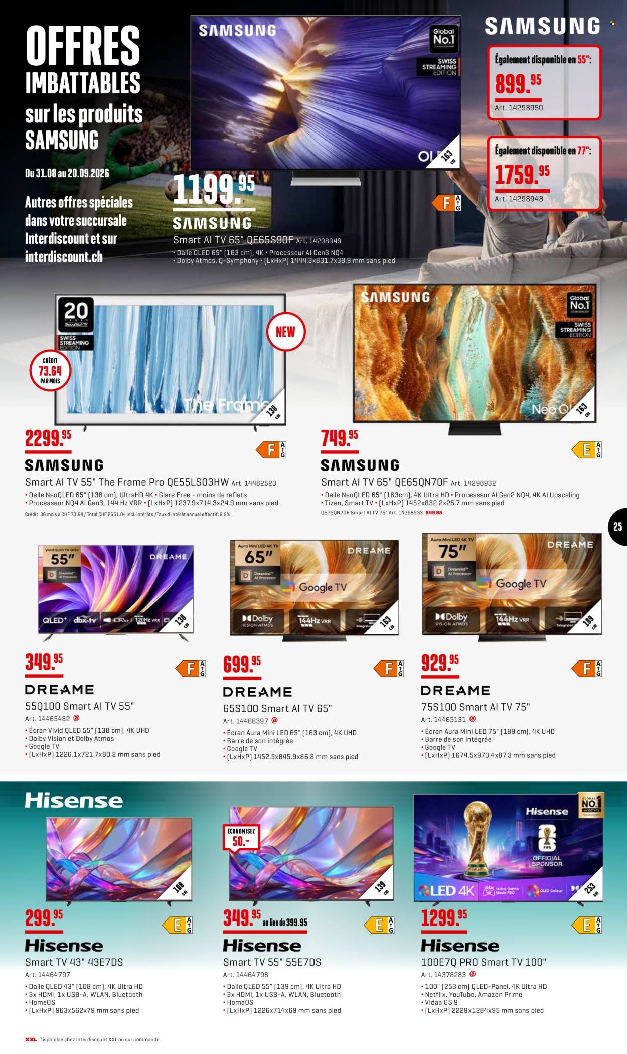Volantino Interdiscount - 31.8.2026 - 20.9.2026. Pagina 25