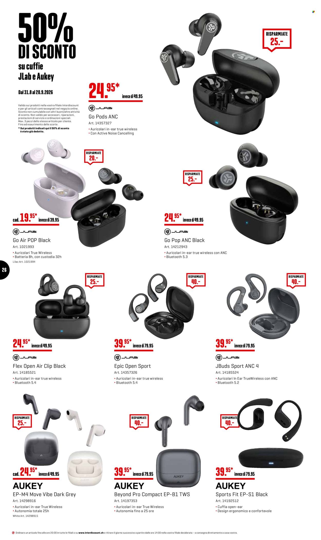 Catalogue Interdiscount - 31.8.2026 - 20.9.2026. Page 26
