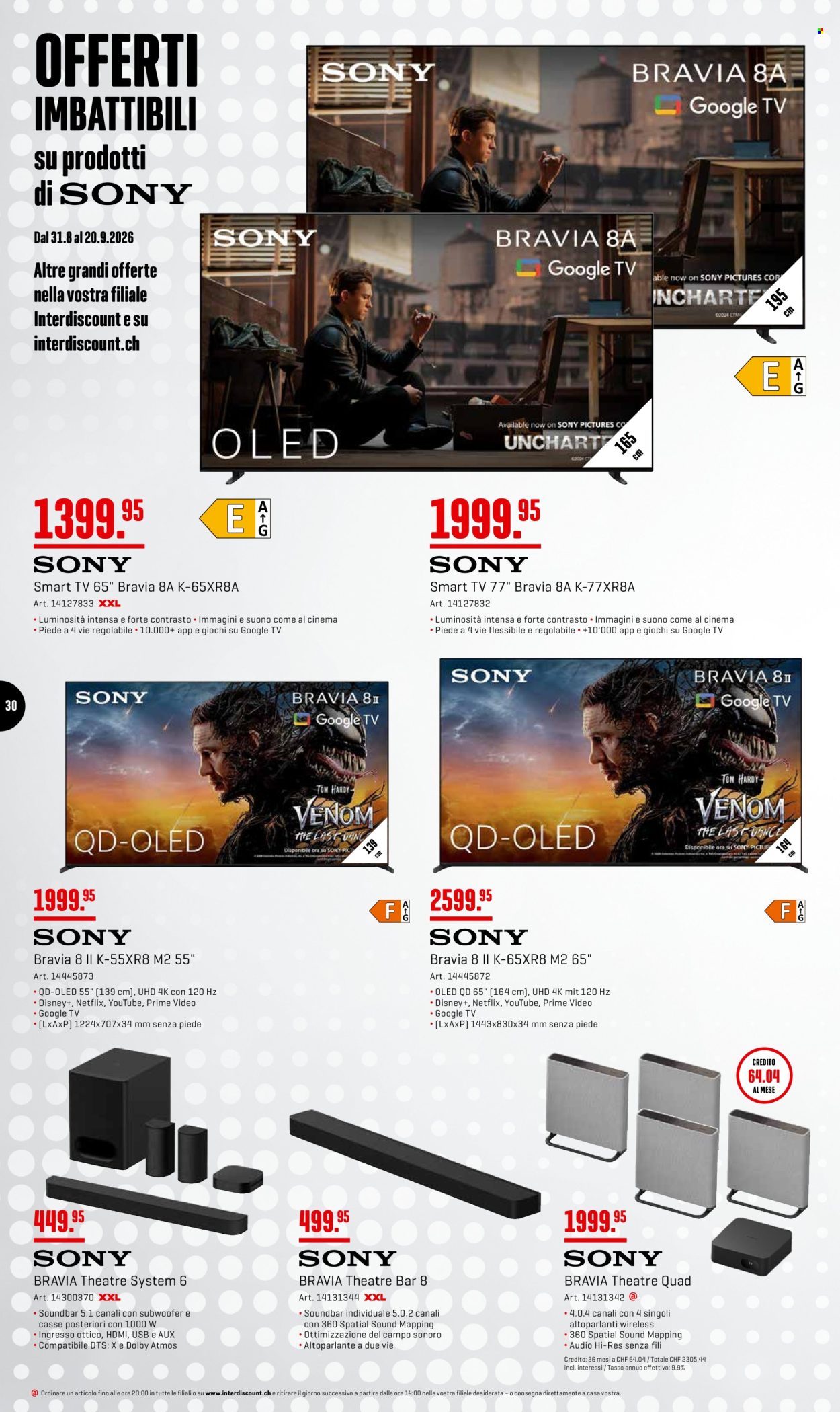 Catalogue Interdiscount - 31.8.2026 - 20.9.2026. Page 30