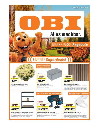 Volantino OBI - 2.9.2026 - 4.10.2026.