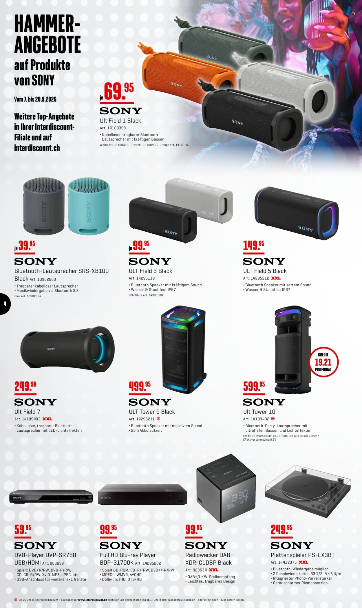 Volantino Interdiscount - 7.9.2026 - 20.9.2026. Pagina 4