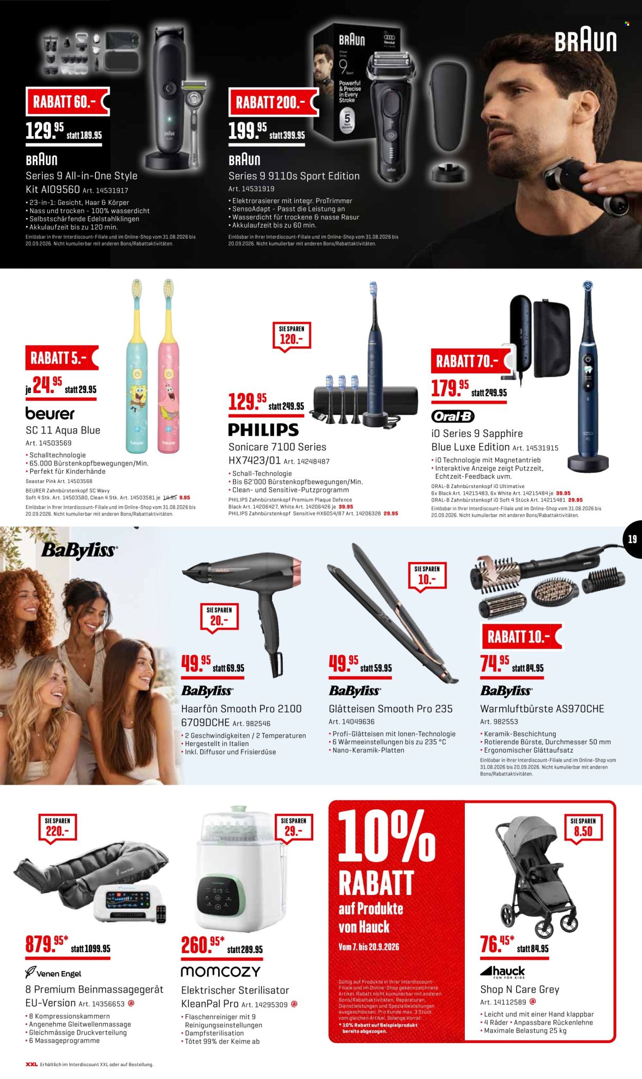 Volantino Interdiscount - 7.9.2026 - 20.9.2026. Pagina 19