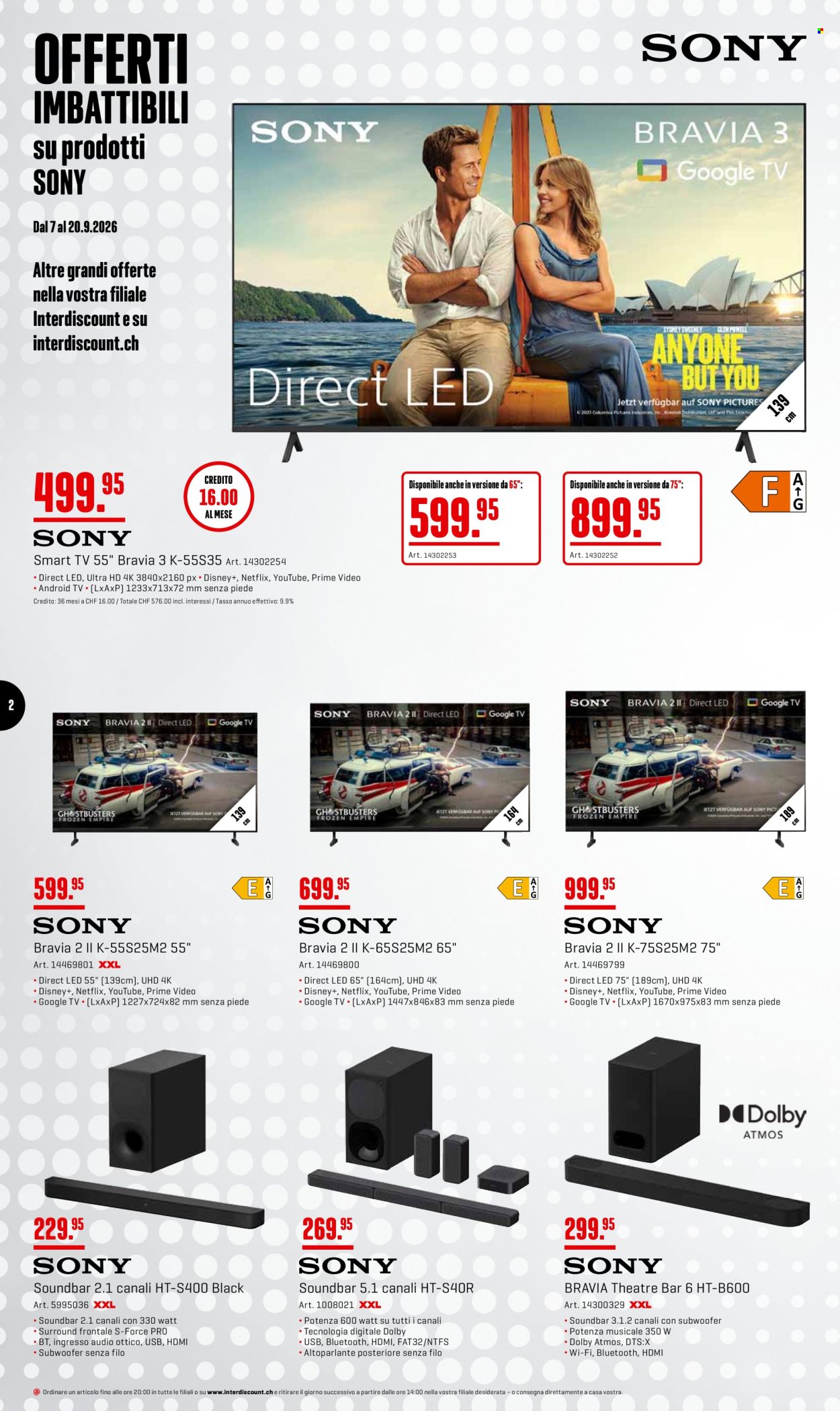 Prospekt Interdiscount - 7.9.2026 - 20.9.2026. Seite 2