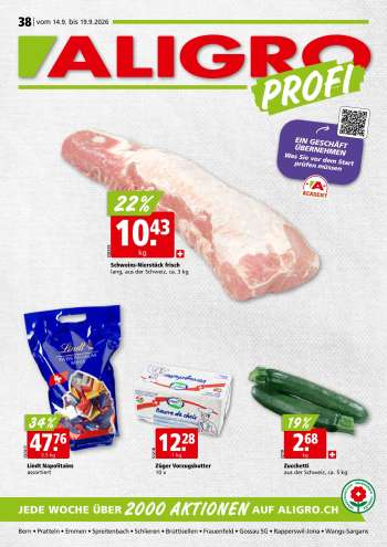 Volantino ALIGRO - 14.9.2026 - 19.9.2026.