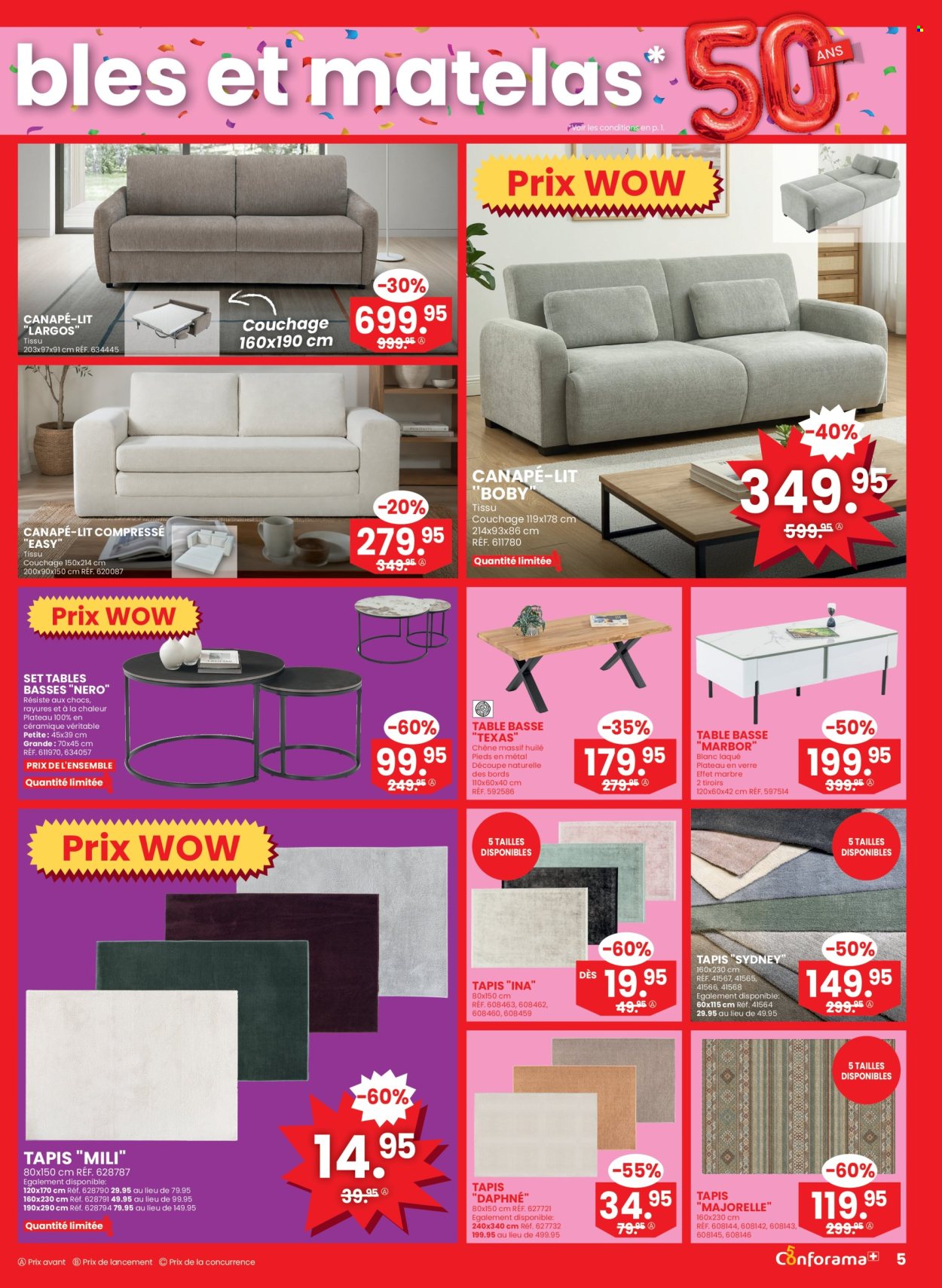 Volantino Conforama - 9.9.2026 - 22.9.2026. Pagina 5