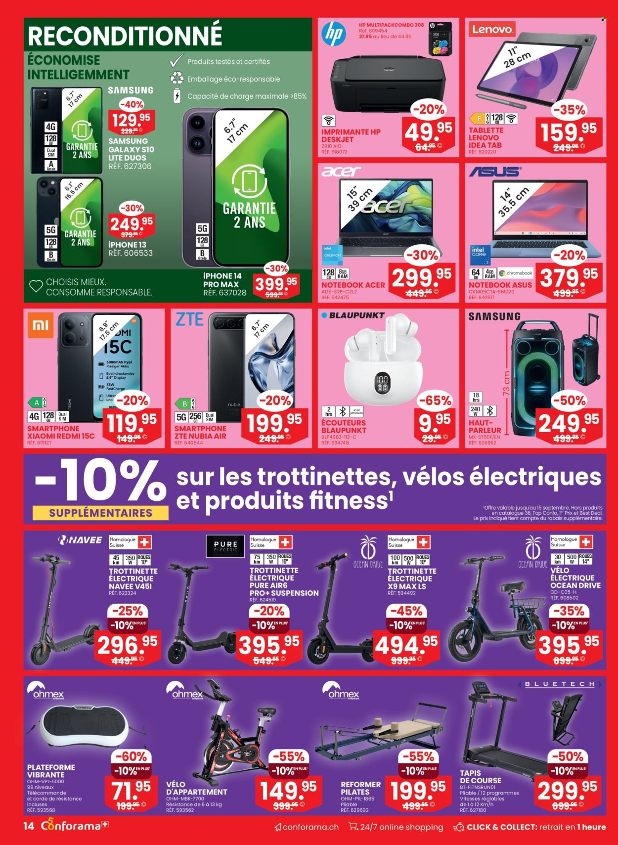 Volantino Conforama - 9.9.2026 - 22.9.2026. Pagina 14
