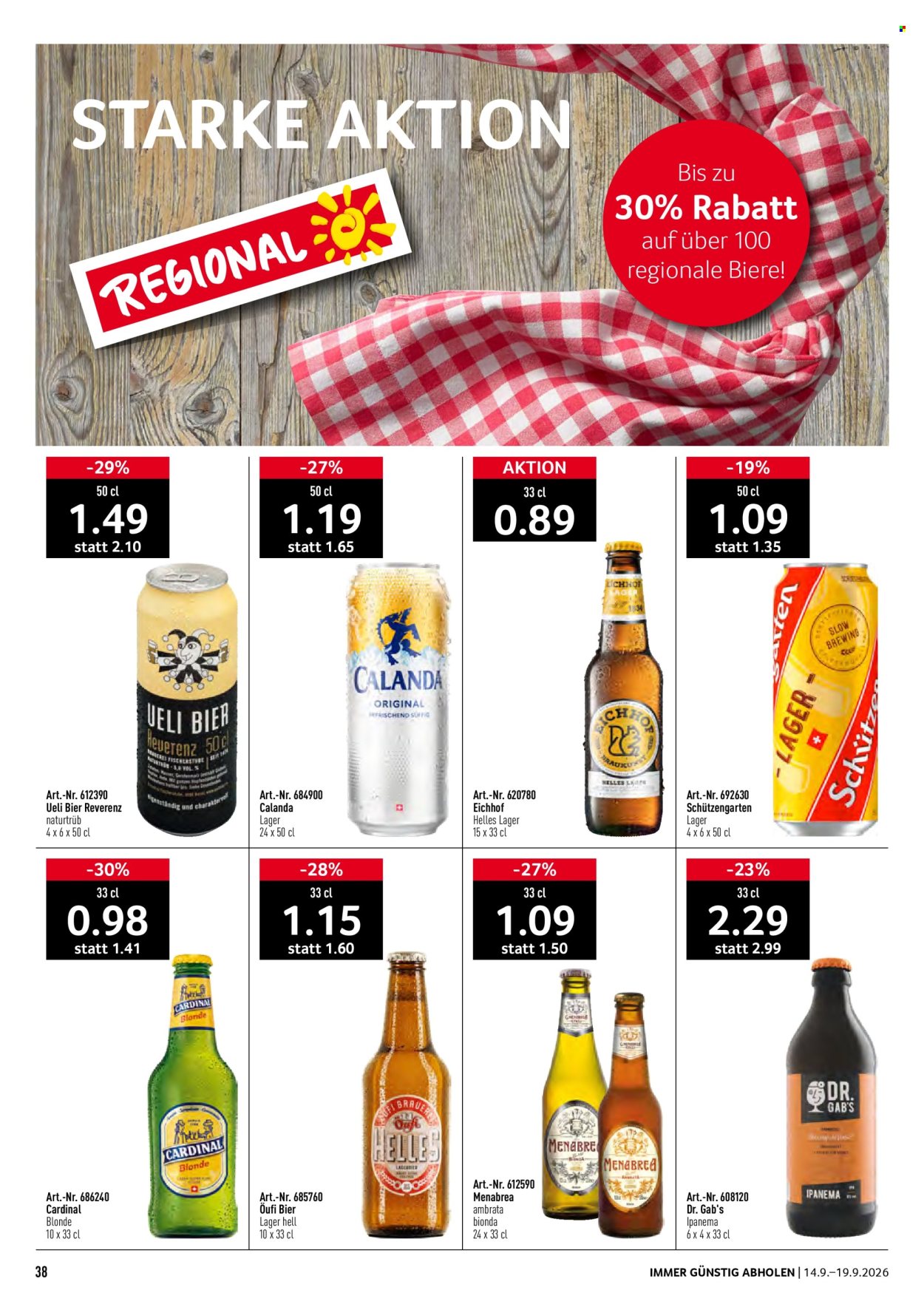 Volantino Prodega - 14.9.2026 - 19.9.2026. Pagina 38