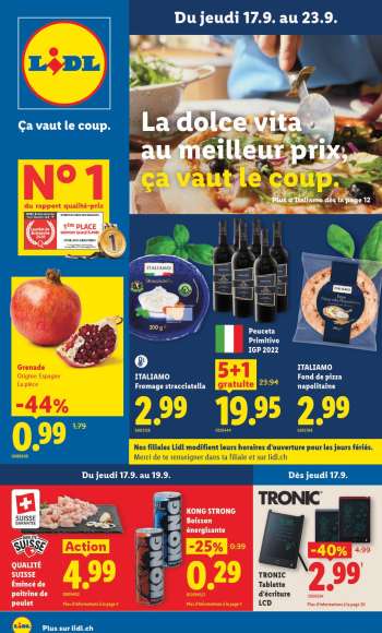 Prospekte Lidl - 17.9.2026 - 23.9.2026.