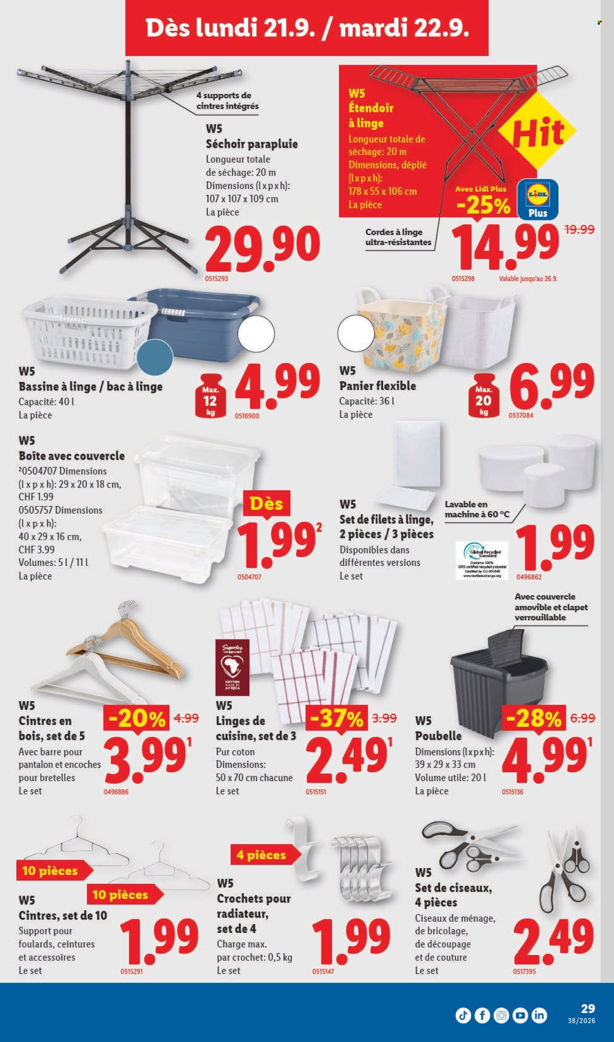 Volantino Lidl - 17.9.2026 - 23.9.2026. Pagina 29