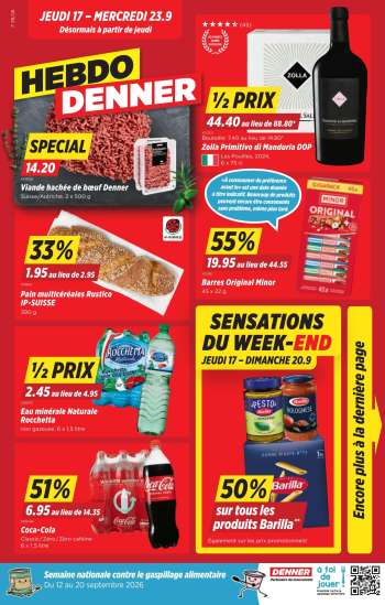 Catalogue Denner - 17.9.2026 - 23.9.2026.