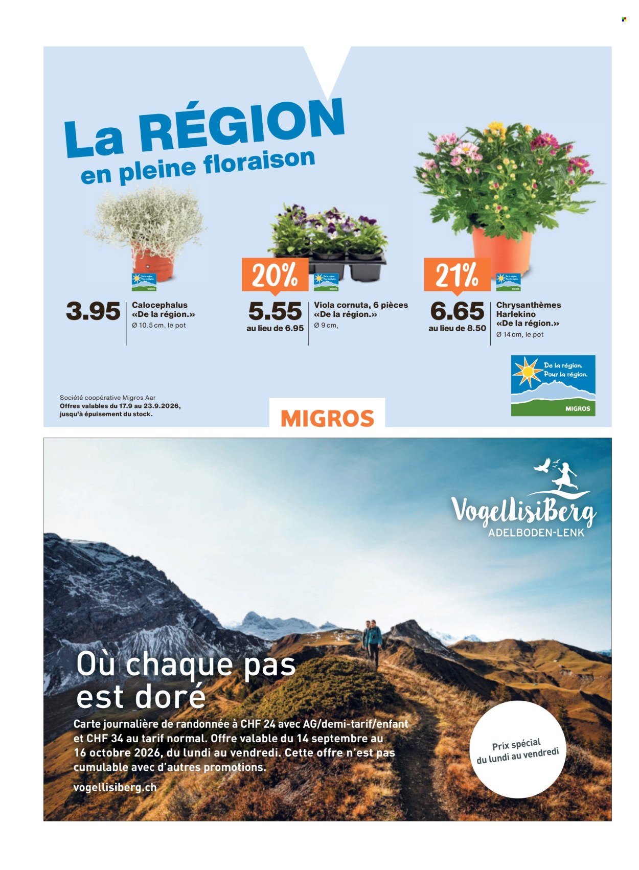 Prospekt Migros - 16.9.2026 - 23.9.2026. Seite 38