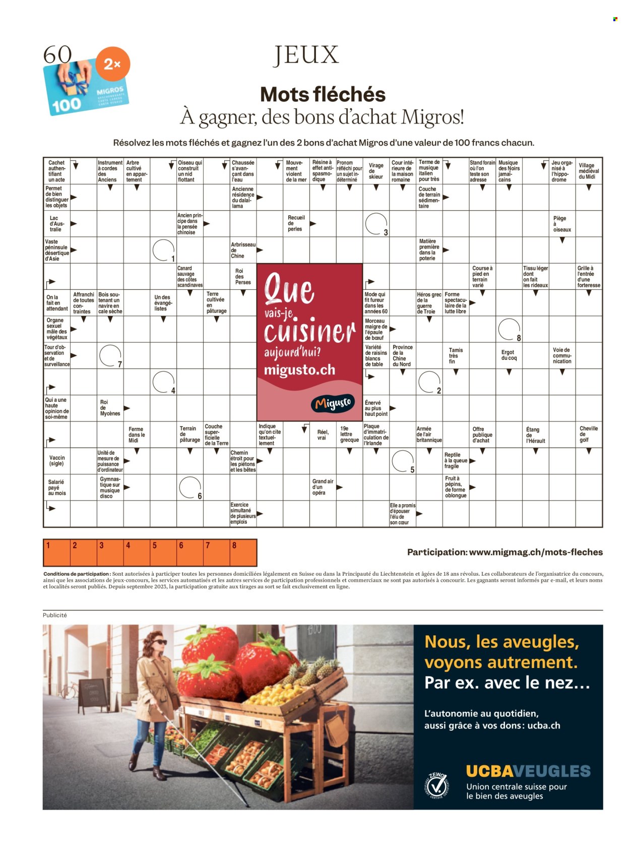 Prospekt Migros - 16.9.2026 - 23.9.2026. Seite 60