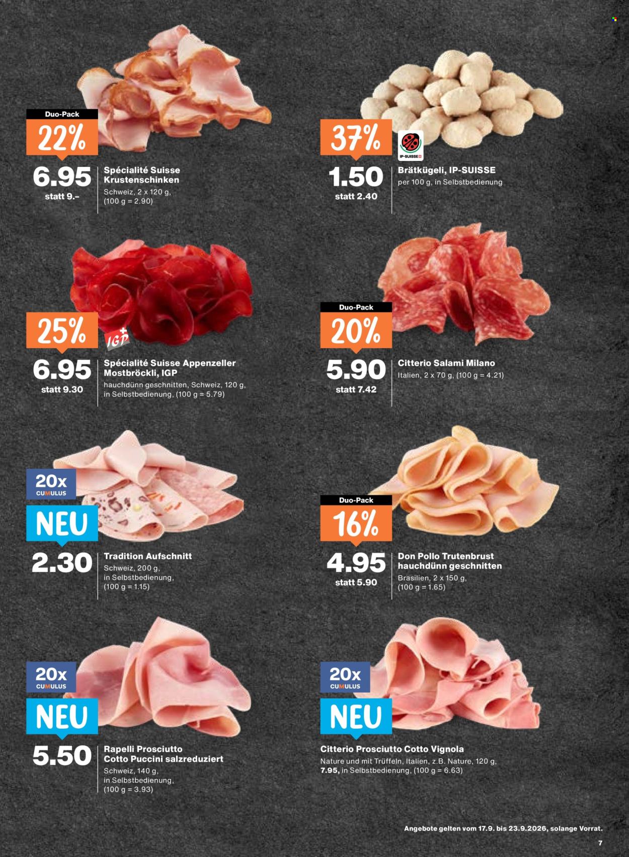 Volantino Migros - 17.9.2026 - 23.9.2026. Pagina 7