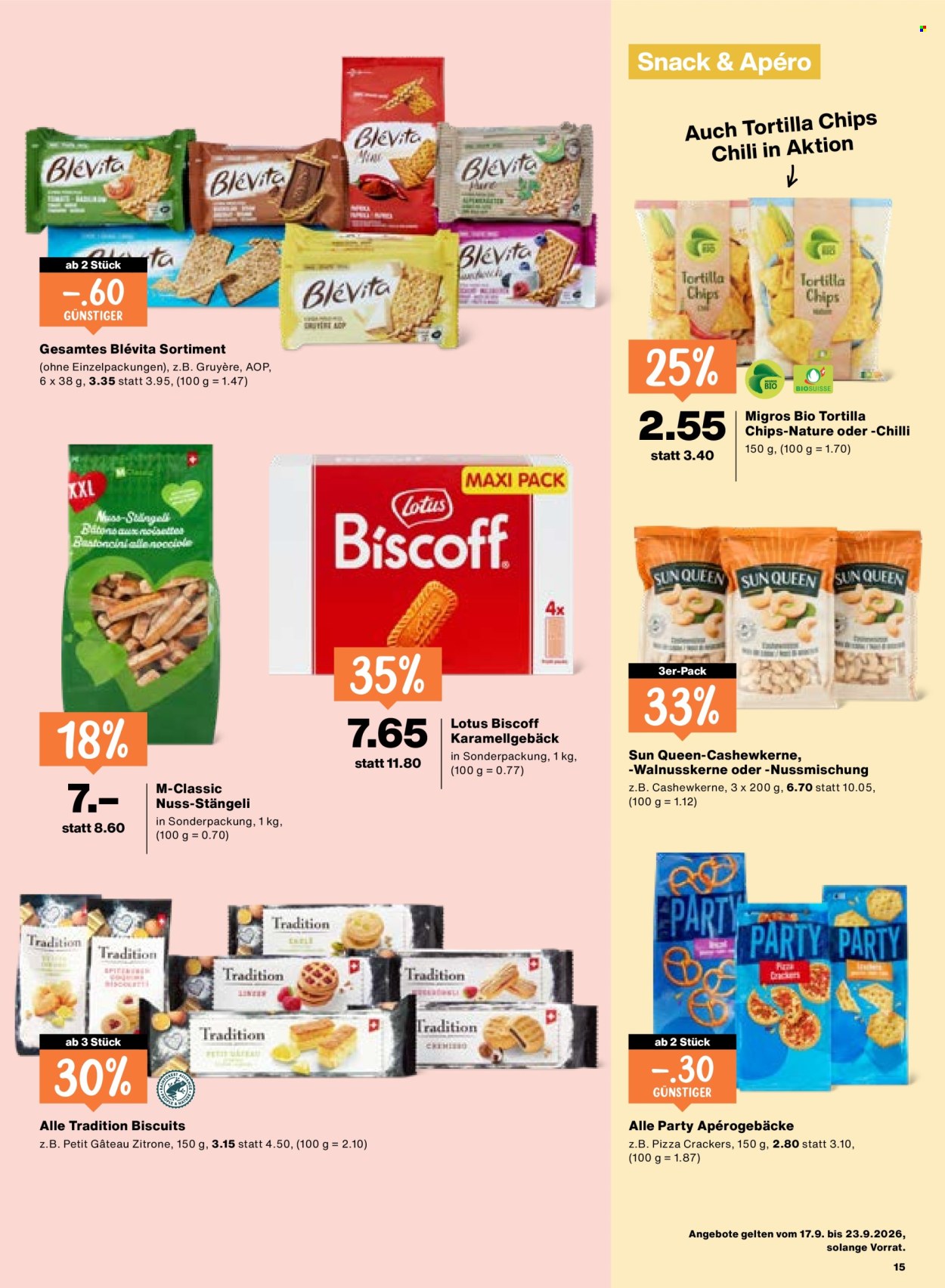 Volantino Migros - 17.9.2026 - 23.9.2026. Pagina 15