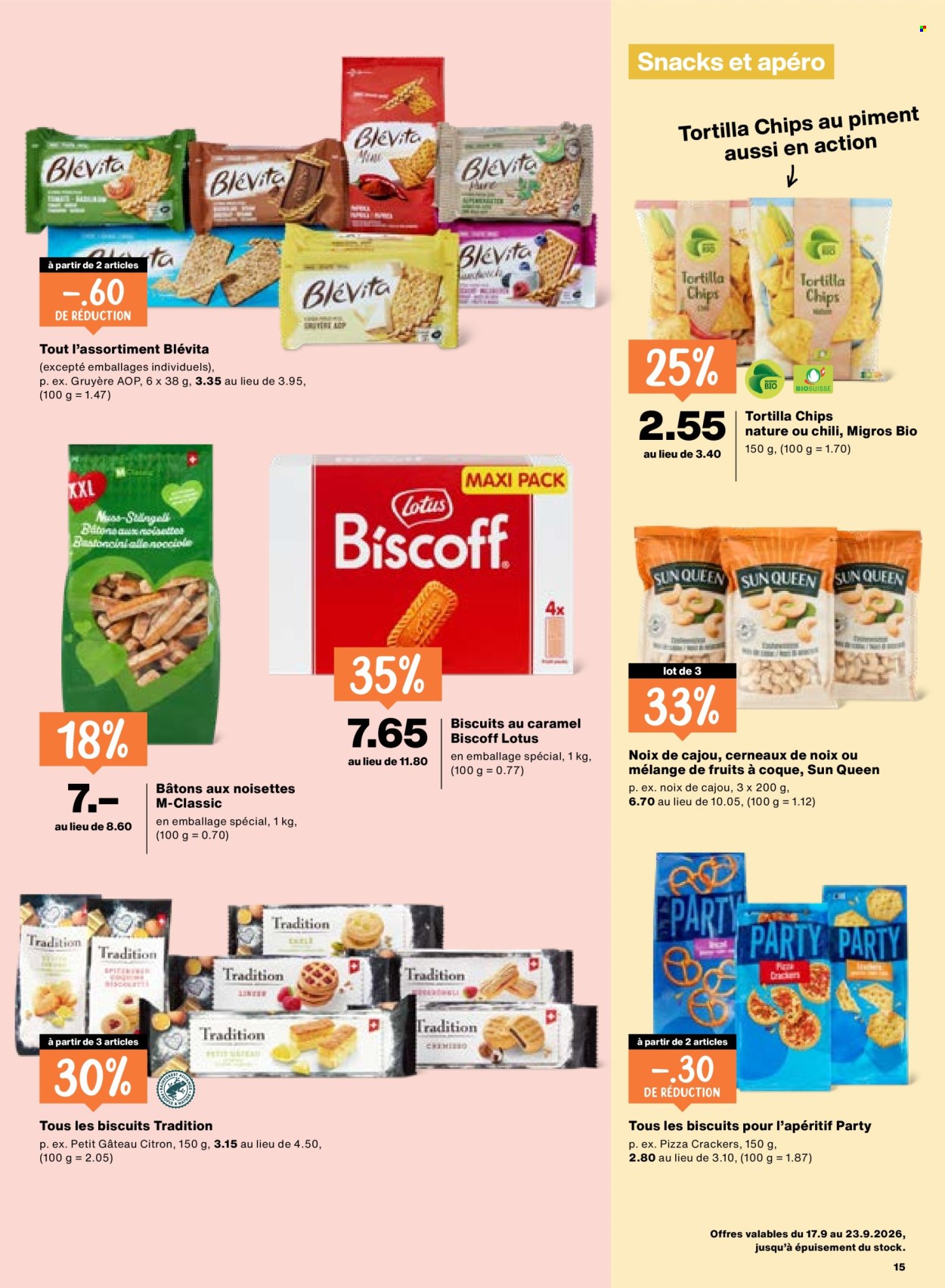 Volantino Migros - 17.9.2026 - 23.9.2026. Pagina 15