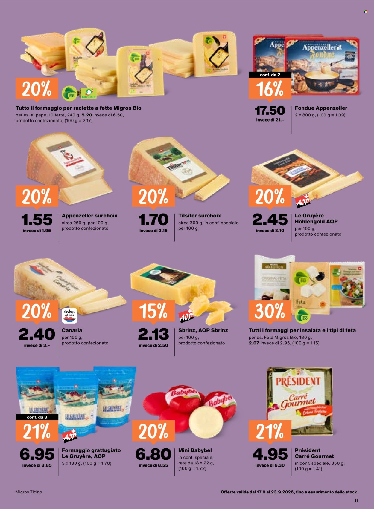 Volantino Migros - 17.9.2026 - 23.9.2026. Pagina 11