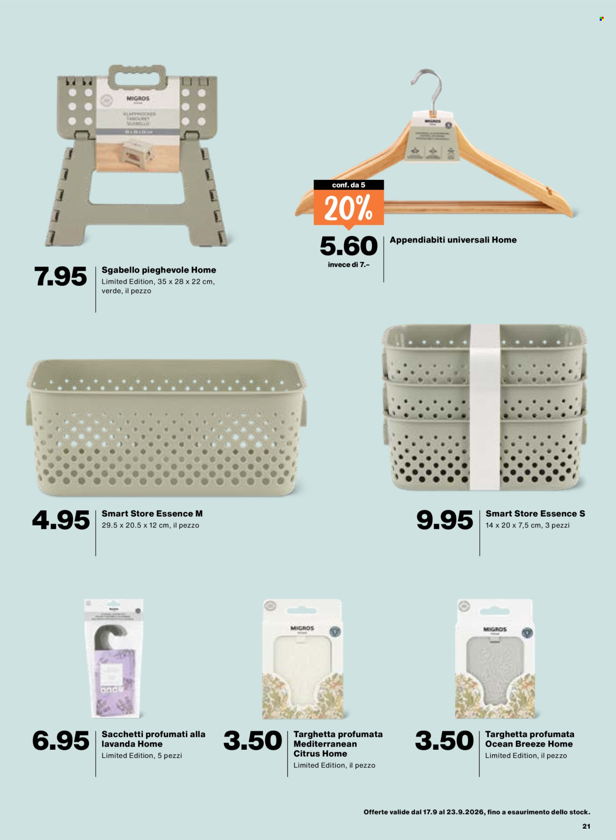Volantino Migros - 17.9.2026 - 23.9.2026. Pagina 21